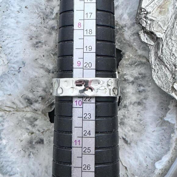 Sterling Silver Southwestern Style Oval Chrysocolla Ring Size 9.5 For Women - Picture 10 of 10